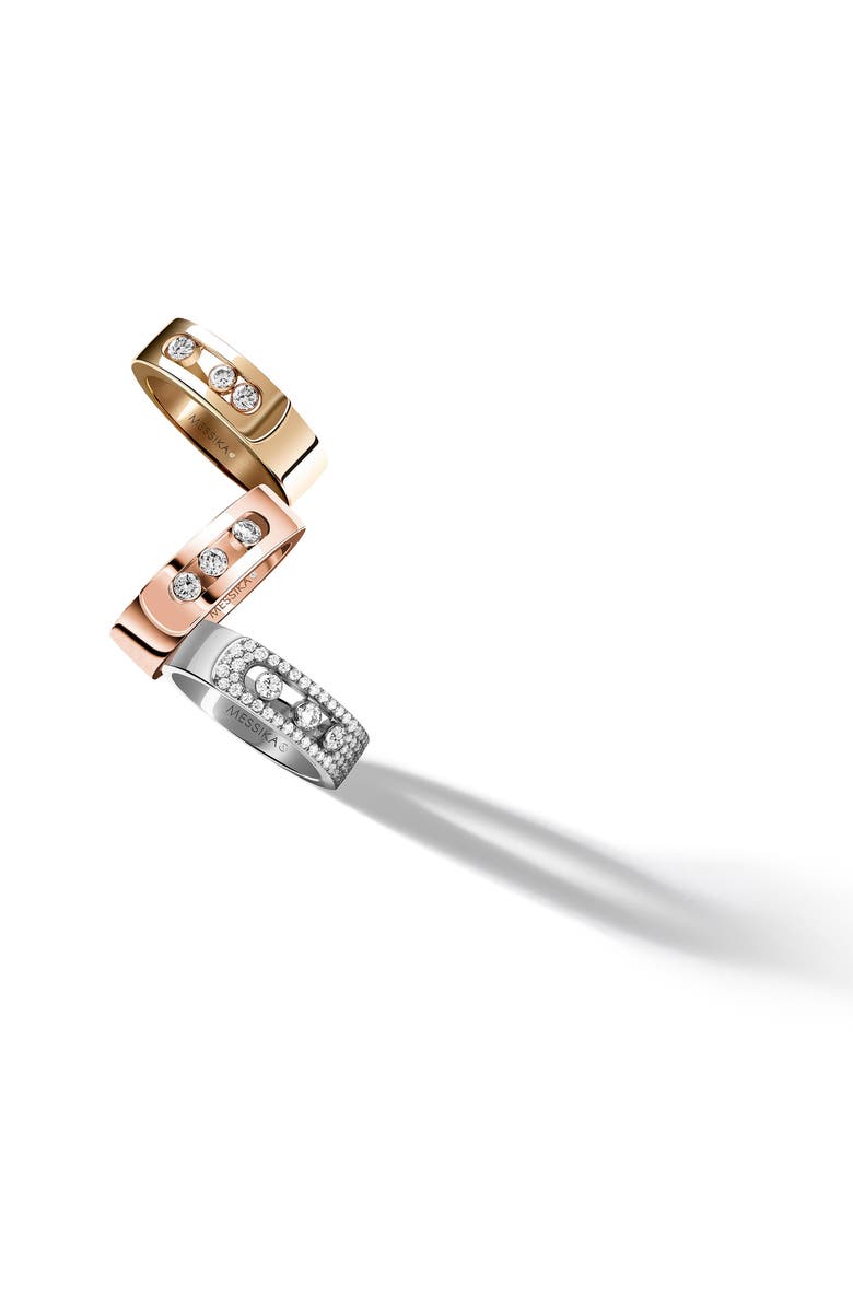 Messika Move Noa Diamond Band Ring, Alternate, color, Rose Gold