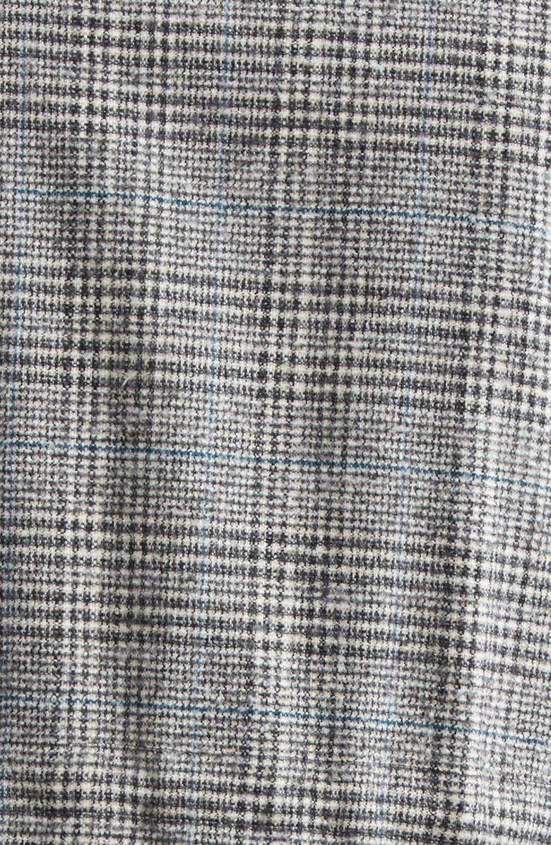 Herno Glen Plaid Wool Blend Field Jacket, Alternate, color, Pearl Grey