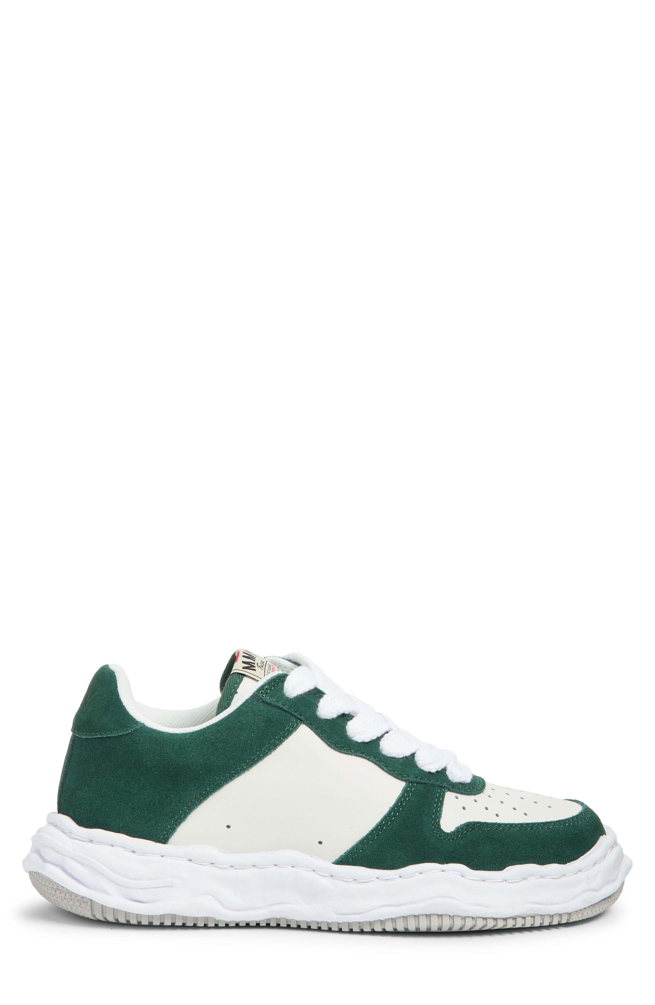 Wayne Original Sole Suede Sneaker, Alternate, color, GREEN/ WHITE