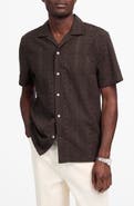 Madewell Short Sleeve Button-Up Shirt in Embroidered Cotton
