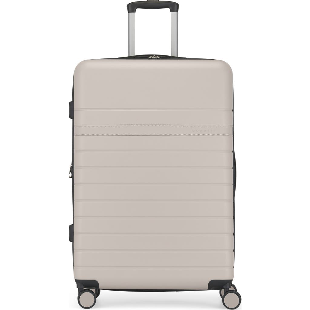Bugatti Lisbon Hardside Check-in Large Luggage With Expansion In Latte