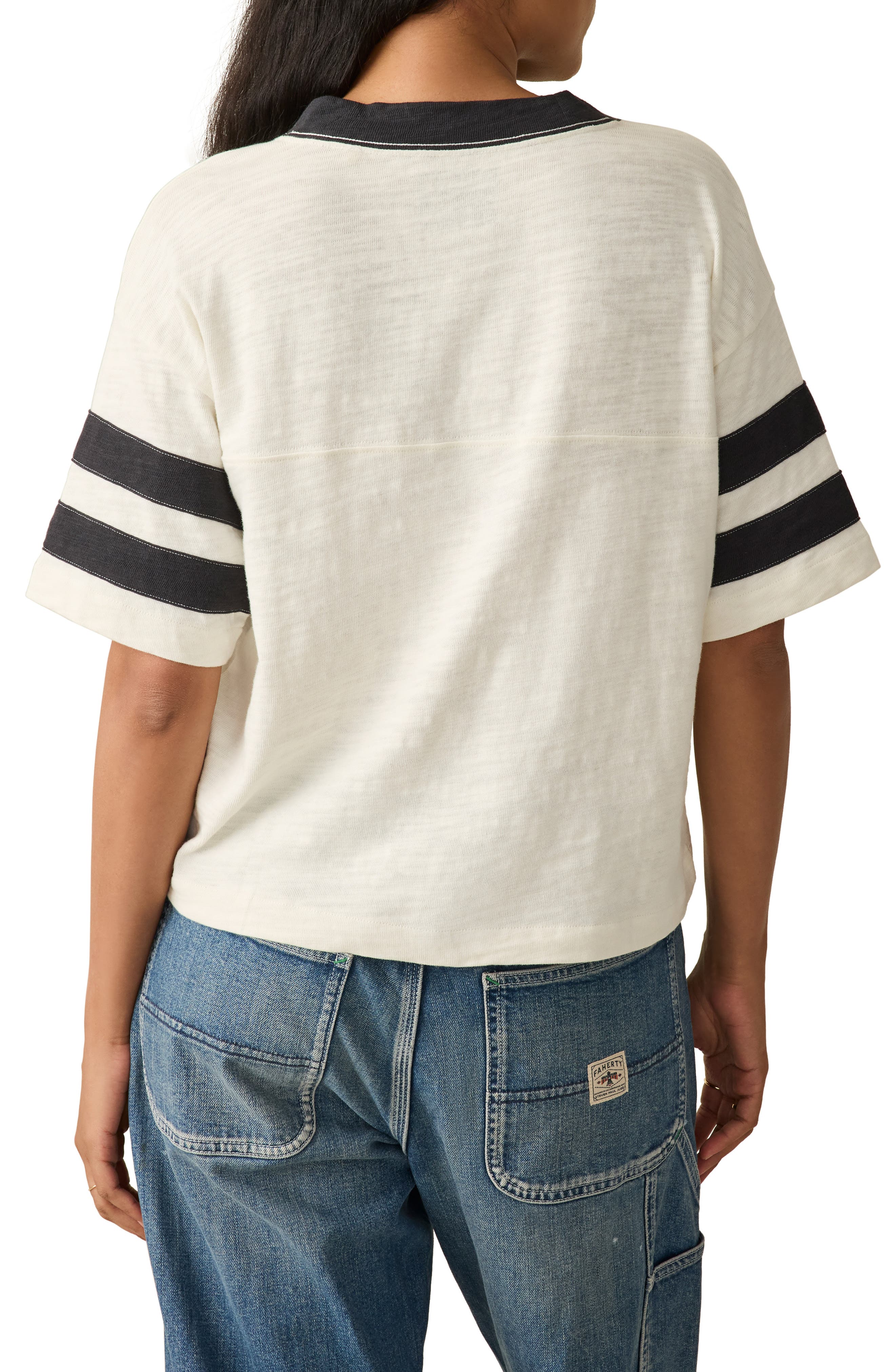 Varsity Stripe Organic Cotton T-Shirt - image 4