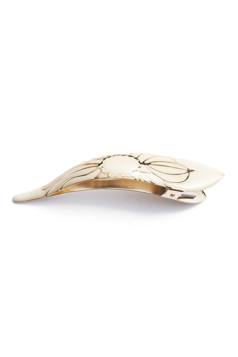 Maximas Lotus Hair Clip, Main, color, IVORY