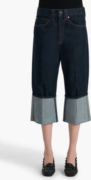 Khaite Boyle Ankle Wide Leg Jeans