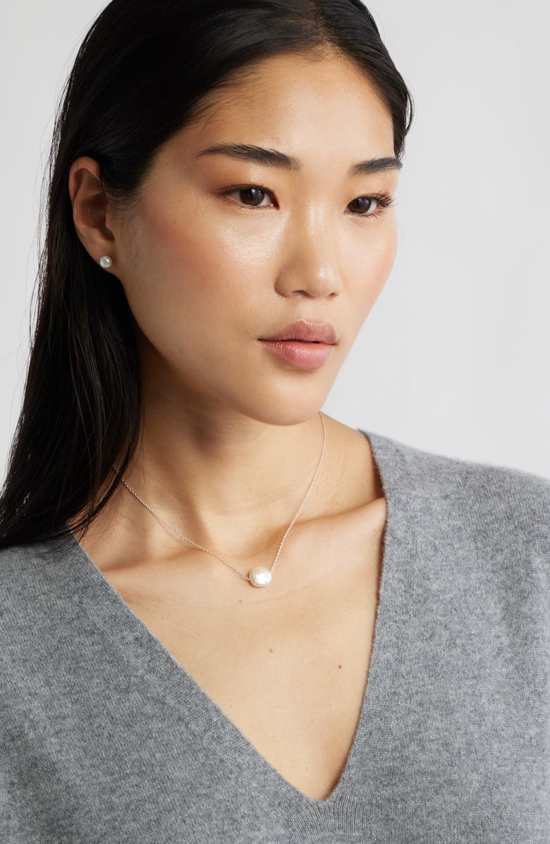 Demi Fine Baroque Pearl Pendant Necklace