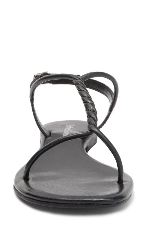 Jeffrey Campbell Roped In Flat Sandal In Black
