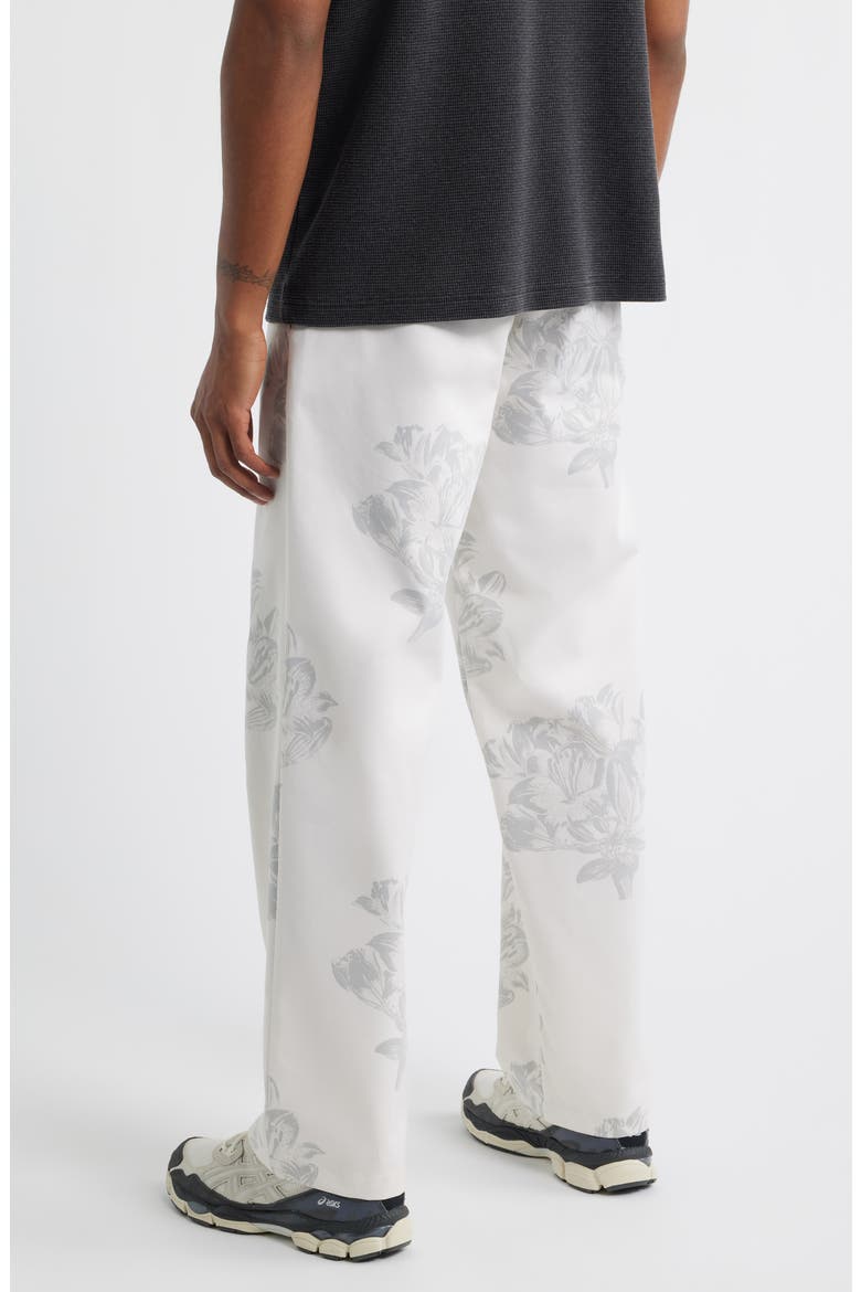 Jett Lawrence Edition - White Flower Milano Pants, Alternate, color, WHITE