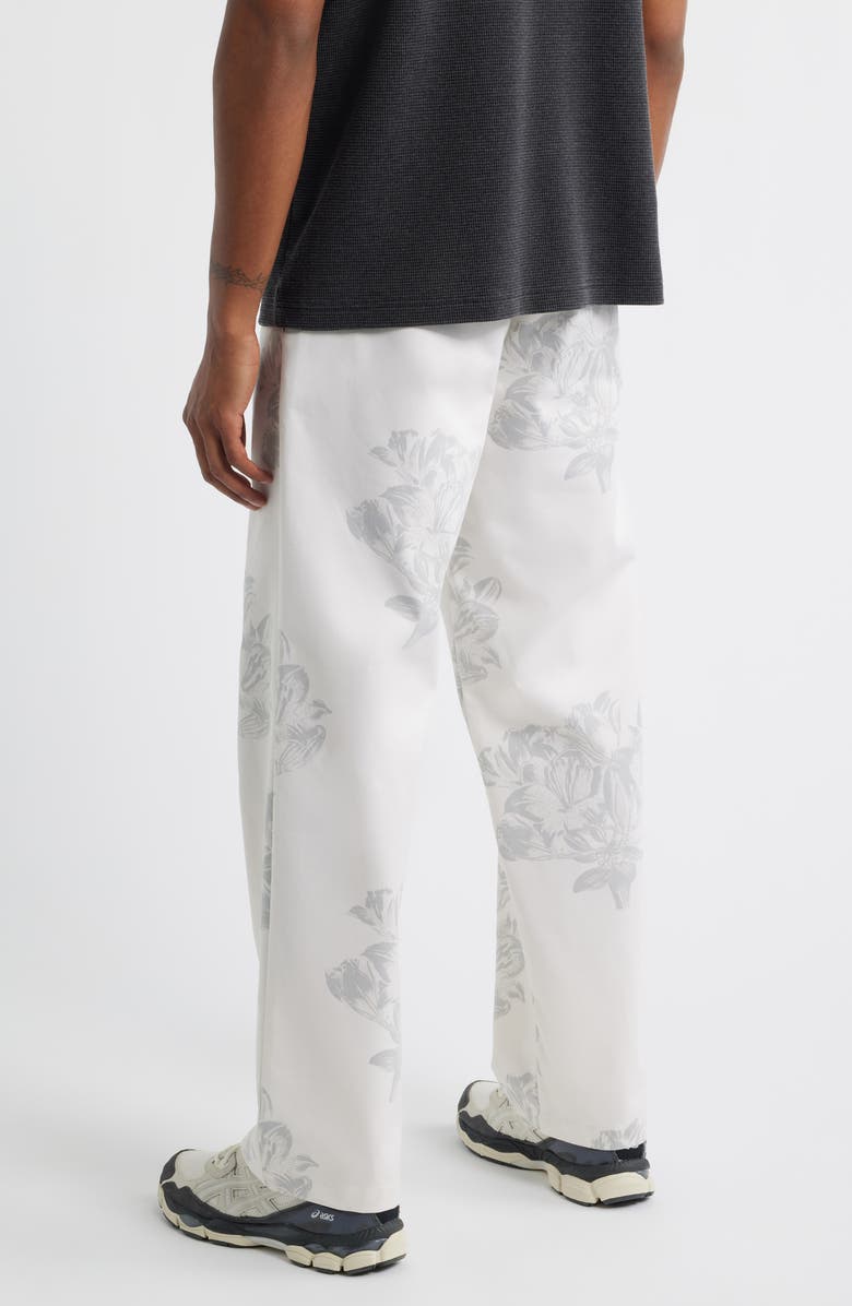 SANTO STUDIO Jett Lawrence Edition - White Flower Milano Pants, Alternate, color, White