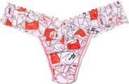 Hanky Panky Print Low Rise Thong