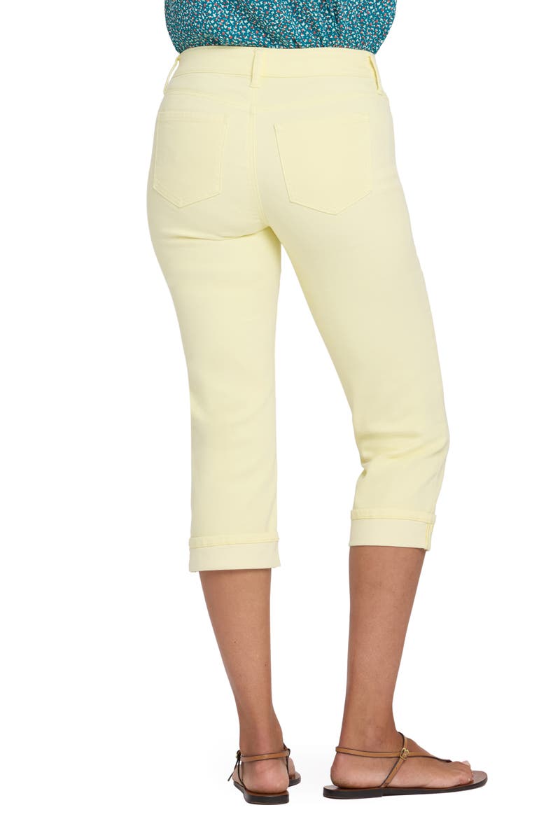 Marilyn Straight Leg Capri Jeans, Alternate, color, CHARDONNAY