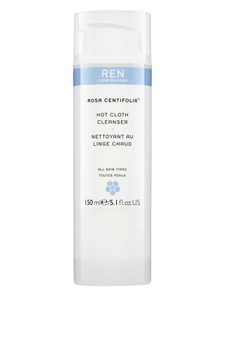 REN Clean Skincare REN 'Rosa Centifolia<sup>™</sup>' Hot Cloth Cleanser, Main, color,