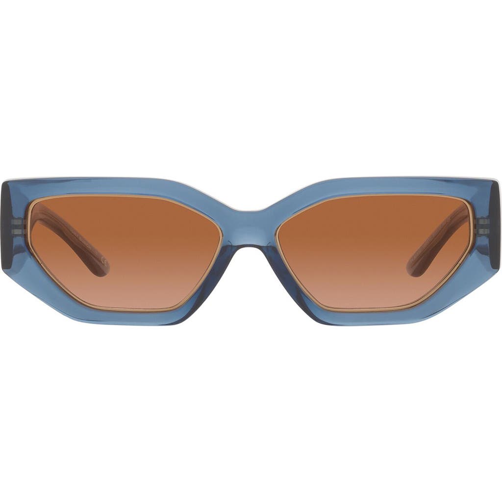 Tory Burch 55mm Rectangular Sunglasses