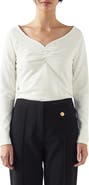 LK Bennett Anabella Long Sleeve Jersey Top