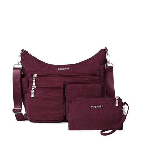 Modern Everywhere Hobo Crossbody Bag with Wristlet