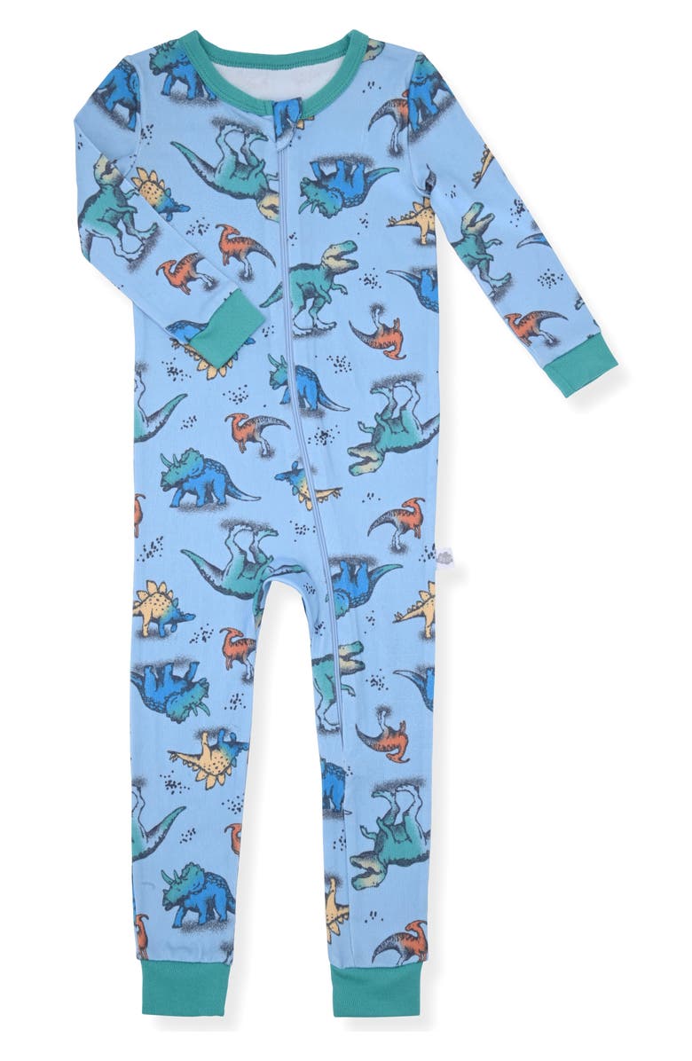 SLEEP ON IT Fitted One-Piece Pajamas & Bear Blanket Toy, Alternate, color,