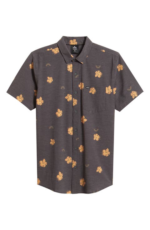 Sessions Aerotech Short Sleeve Performance Button-Up Shirt