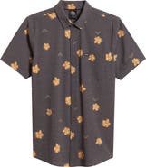 Rip Curl Sessions Aerotech Short Sleeve Performance Button-Up Shirt