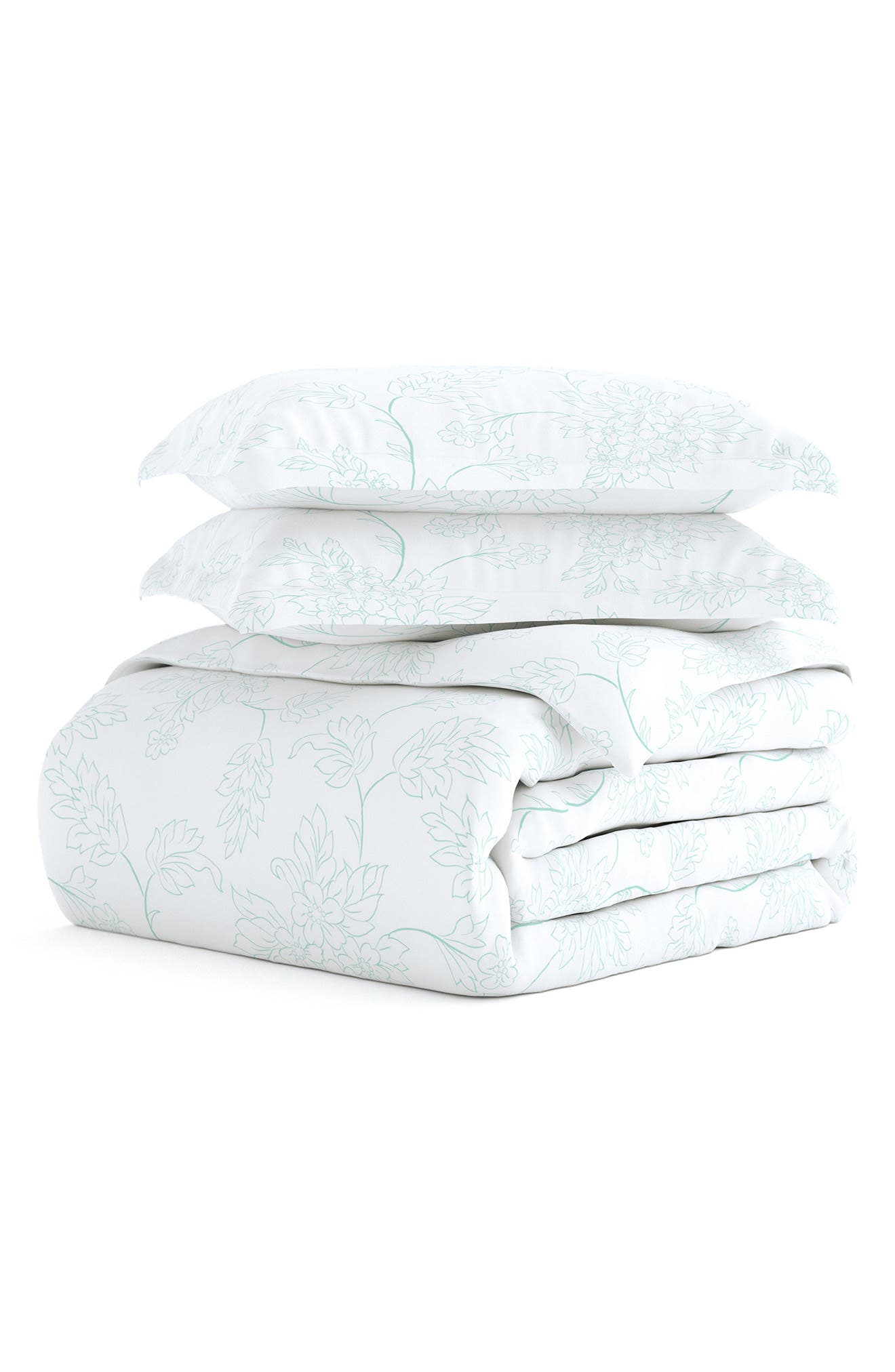 HOMESPUN Premium Ultra Soft Vine Pattern 3-Piece Duvet Cover Set