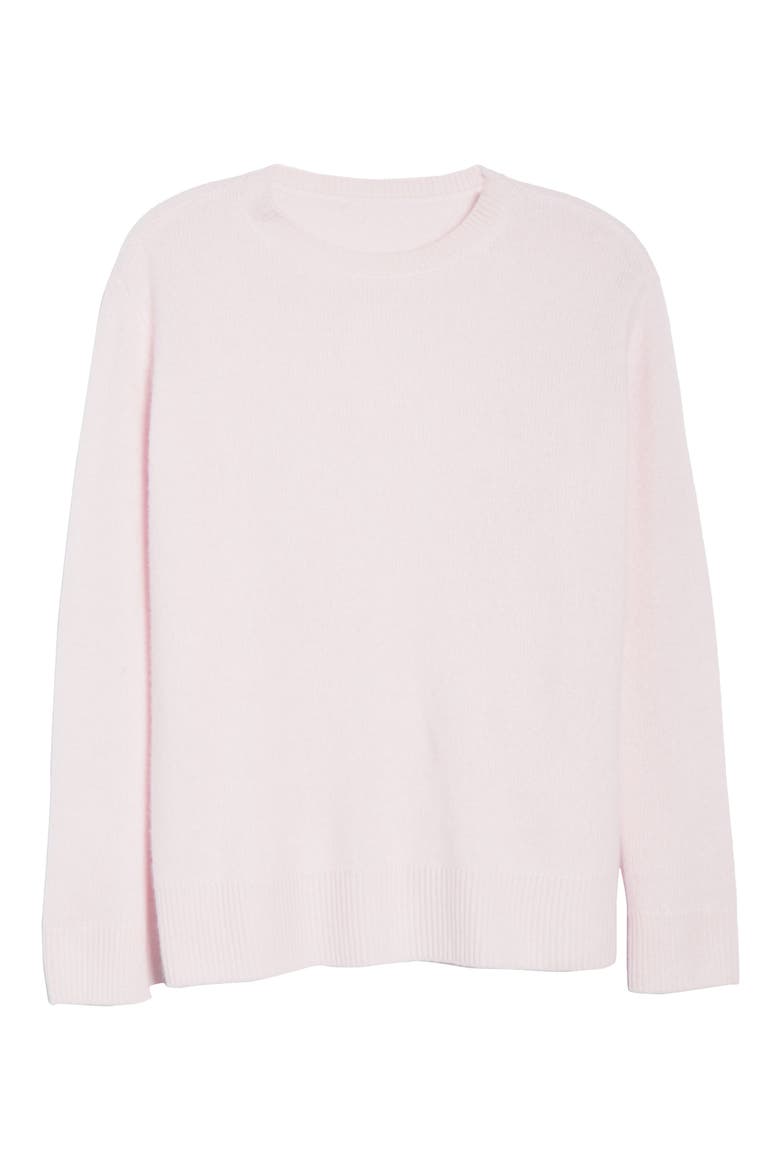 Cashmere & Silk Crewneck Pullover (Nordstrom Exclusive), Alternate, color, PINK
