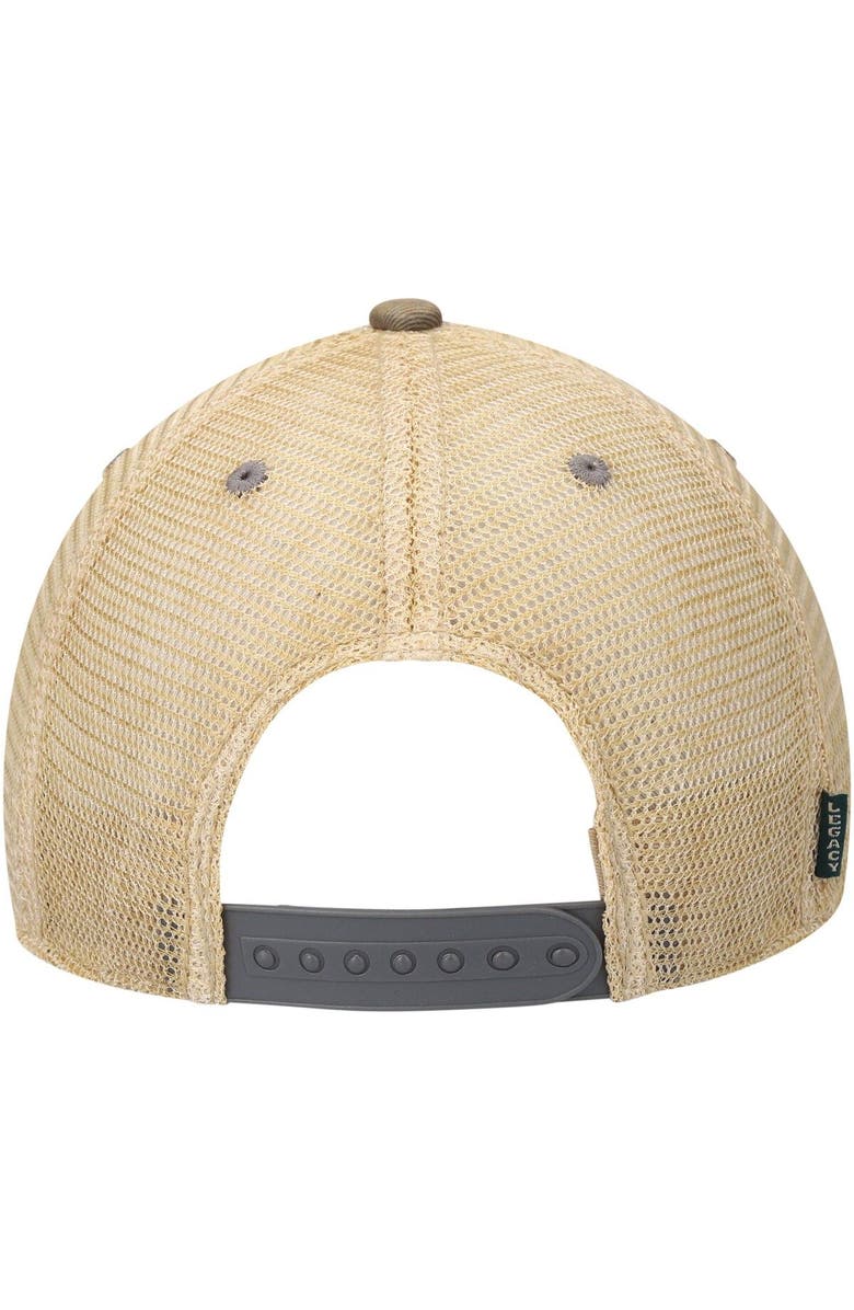 LEGACY ATHLETIC Men's Gray Arizona State Sun Devils Legacy Point Old Favorite Trucker Snapback Hat, Alternate, color, Gray