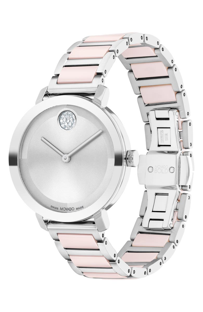 Movado Bold Evolution 2.0 Bracelet Watch, 34mm, Alternate, color,