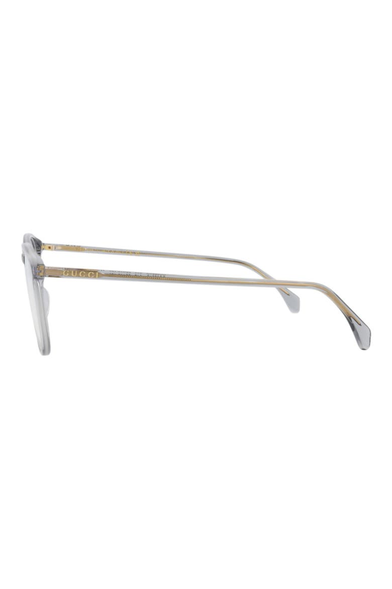 51mm Round Optical Glasses, Alternate, color, LIGHT BLUE TRANSPARENT