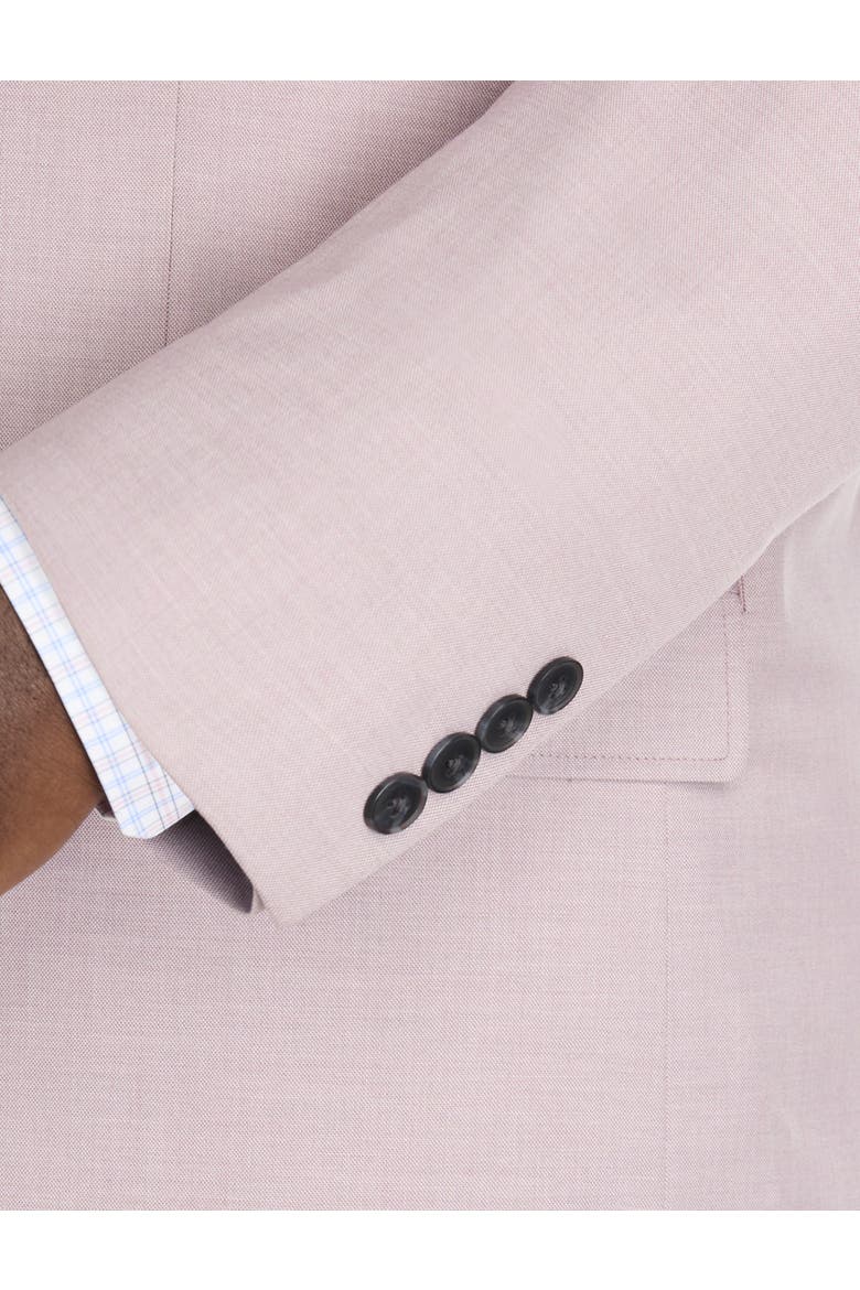 Big & Tall Jacket-Relaxer Textured Suit Jacket, Alternate, color, DUSTY ROSE