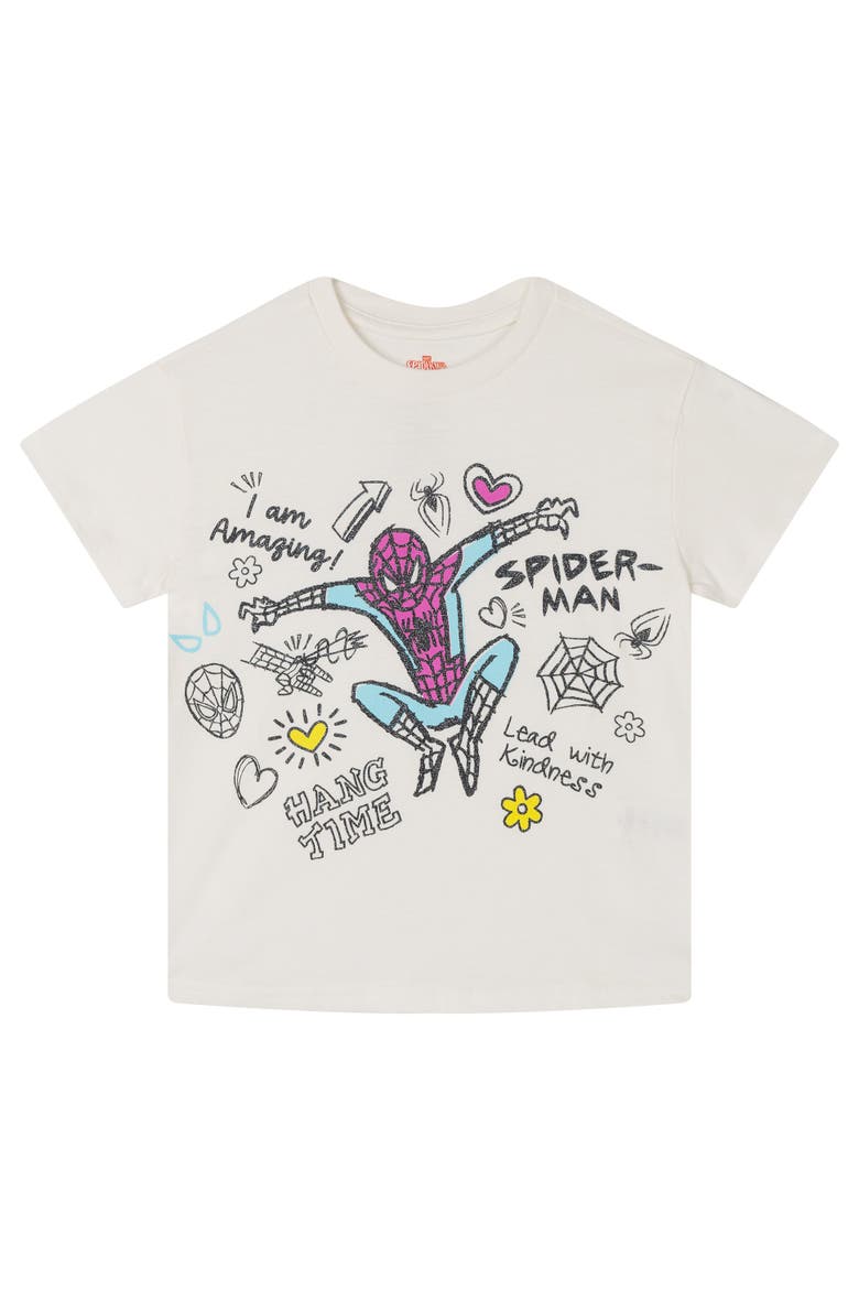 Spider-Man 2-Piece T-Shirt and Leggings Set, Alternate, color, Charcoal Spider Man