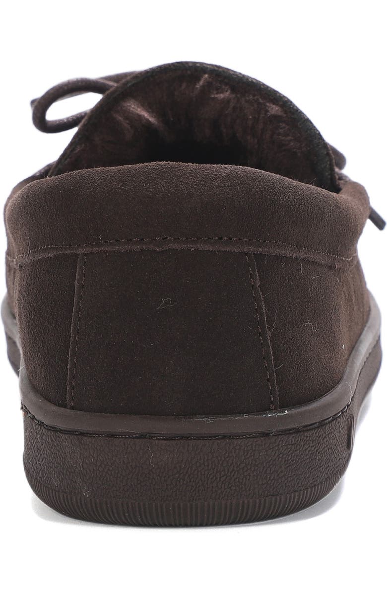 Mykos Theo Faux Shearling Slipper, Alternate, color, Chocolate