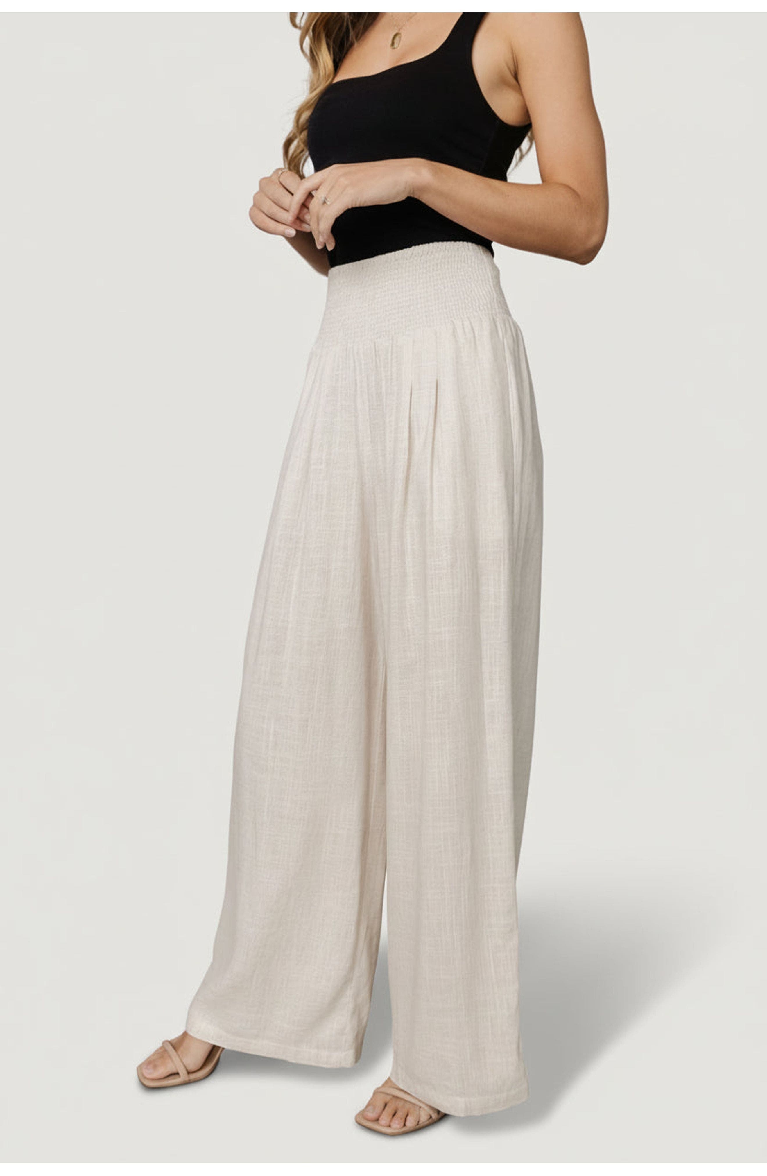 Parvati Smocked Waist Pants - image 4
