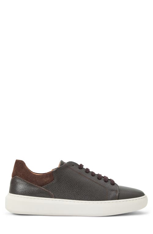 Bruno Magli Salvatore Sneaker In Brown Tumbled