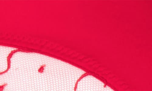 Savage X Fenty Loveline Garter Belt In Timeless Red