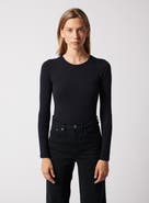 Majestic Filatures Soft Touch Long Sleeve Crewneck T-Shirt