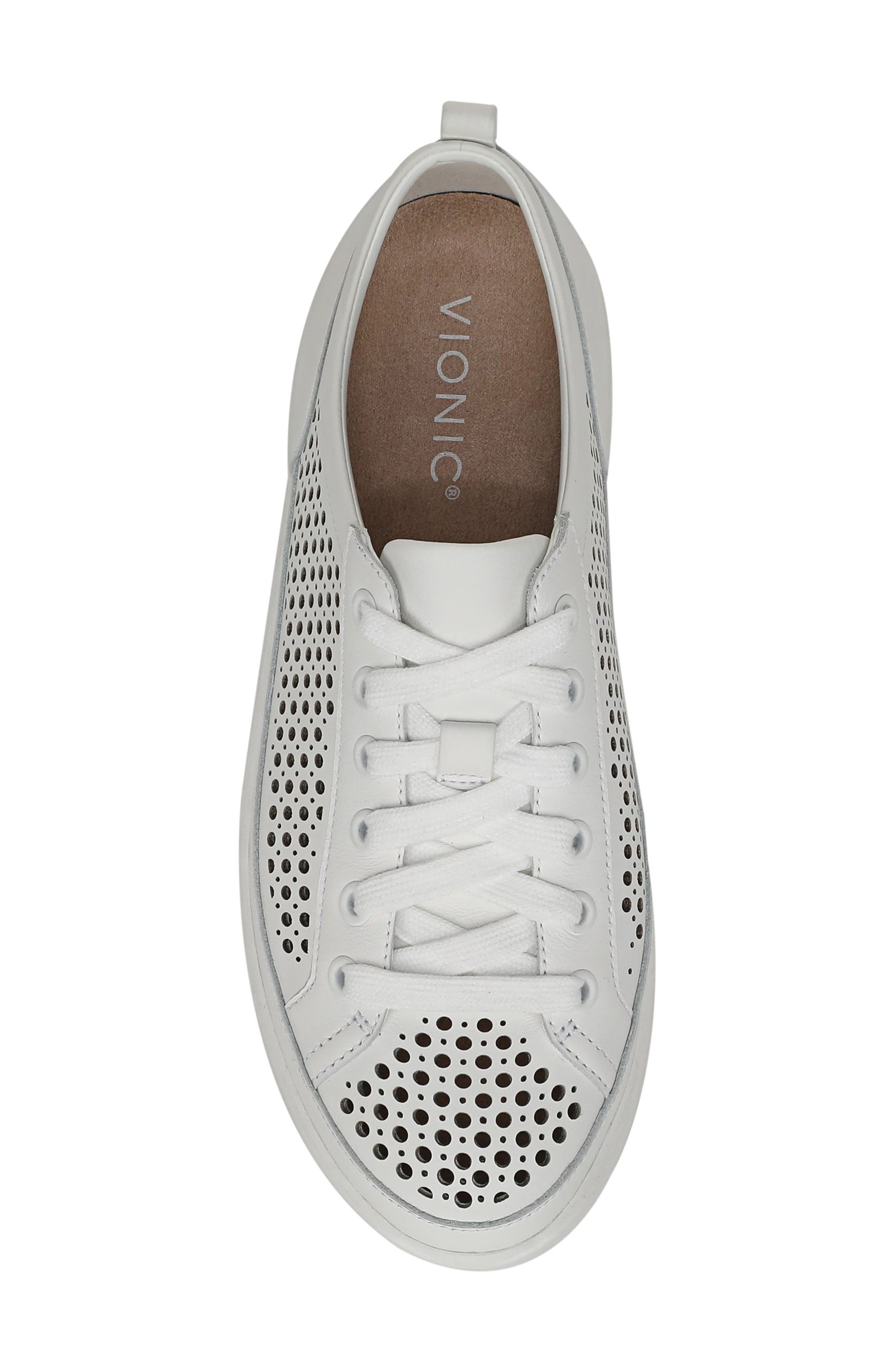 Winny Perf Sneaker, Alternate, color, WHITE