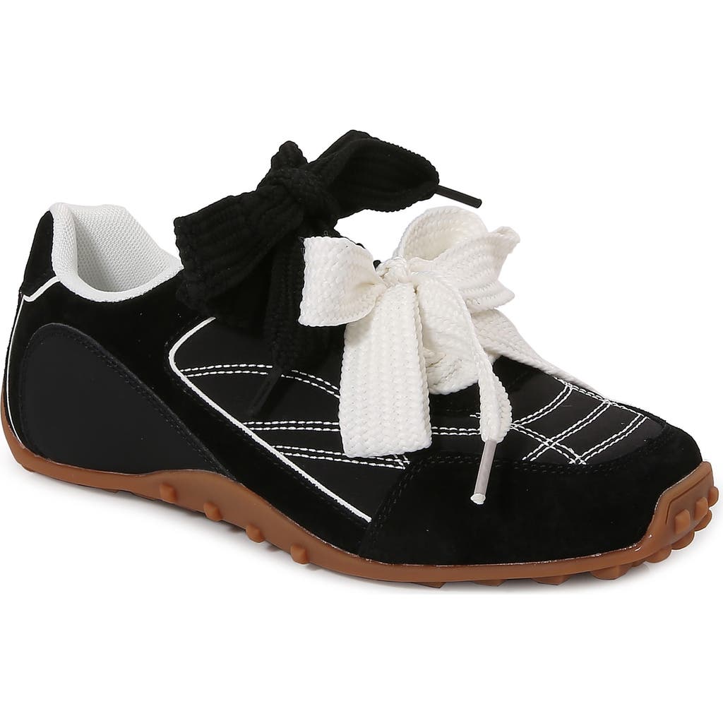 Berness Ribbon Lace Sneaker In Black