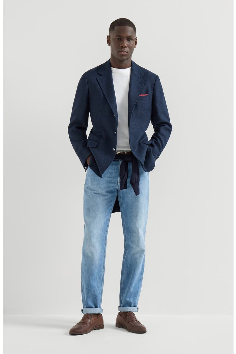 Lightweight denim trousers, Alternate, color, Light Denim
