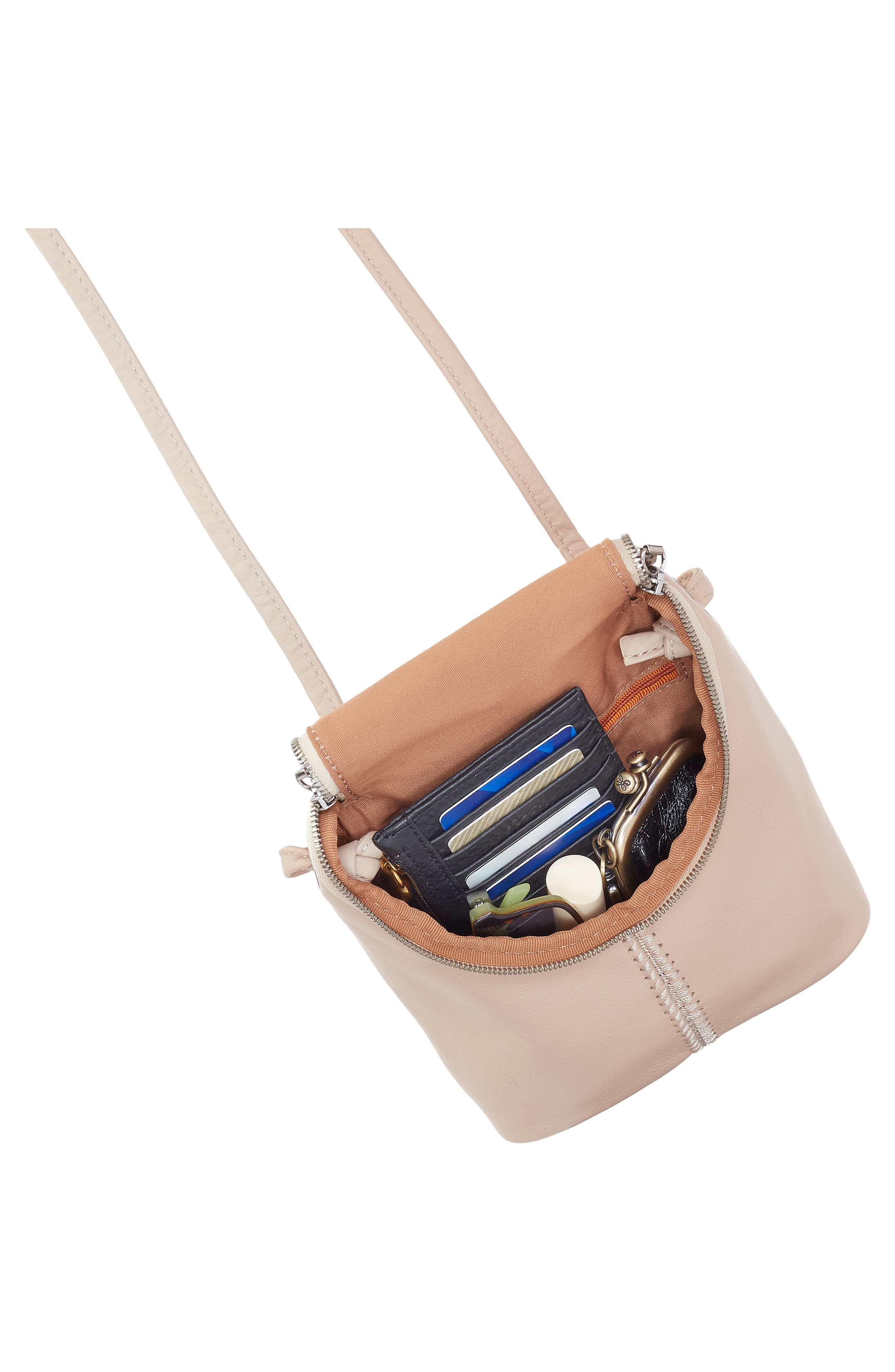 HOBO Fern Leather Crossbody Bag, Alternate, color, Stonewash