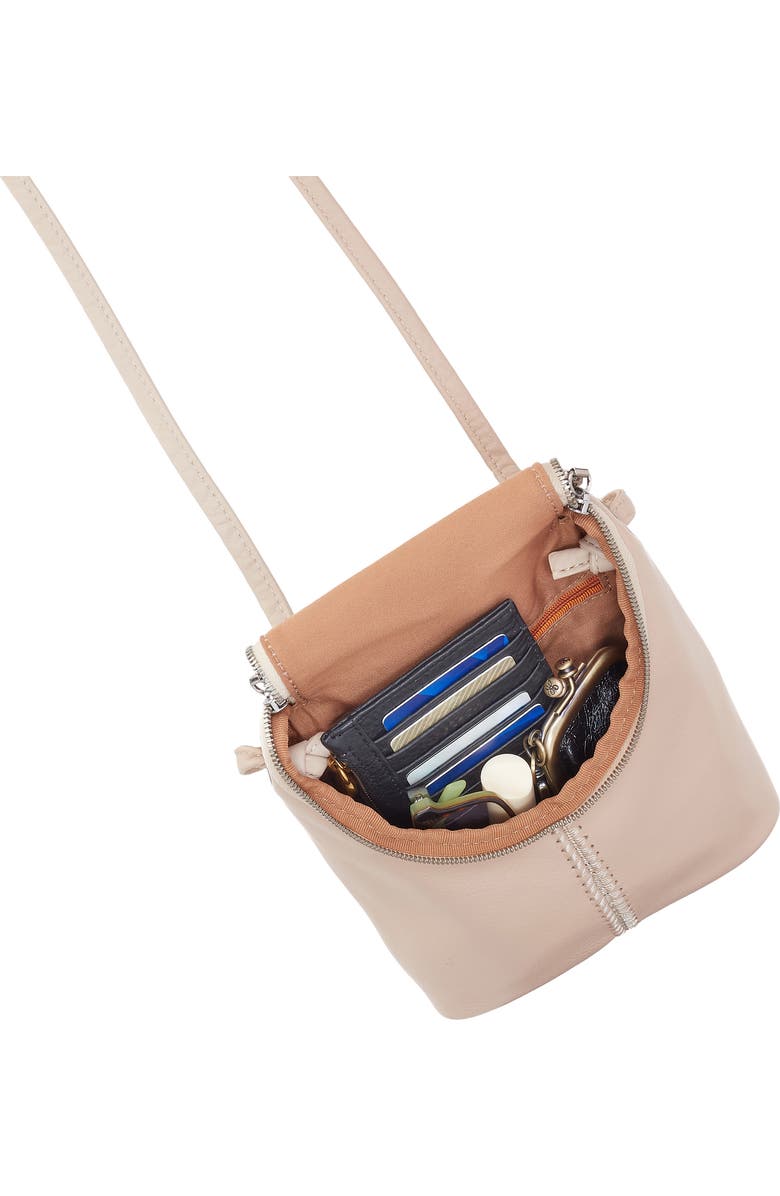 HOBO Fern Leather Crossbody Bag, Alternate, color, Stonewash