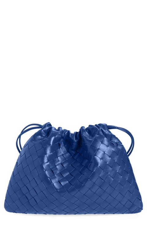 Medium Dustbag Intrecciato Leather Shoulder Bag