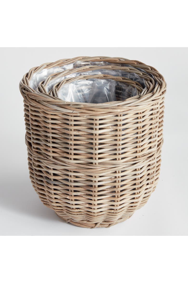 Arlette Basket Planters Set of 3, Alternate, color, Brown