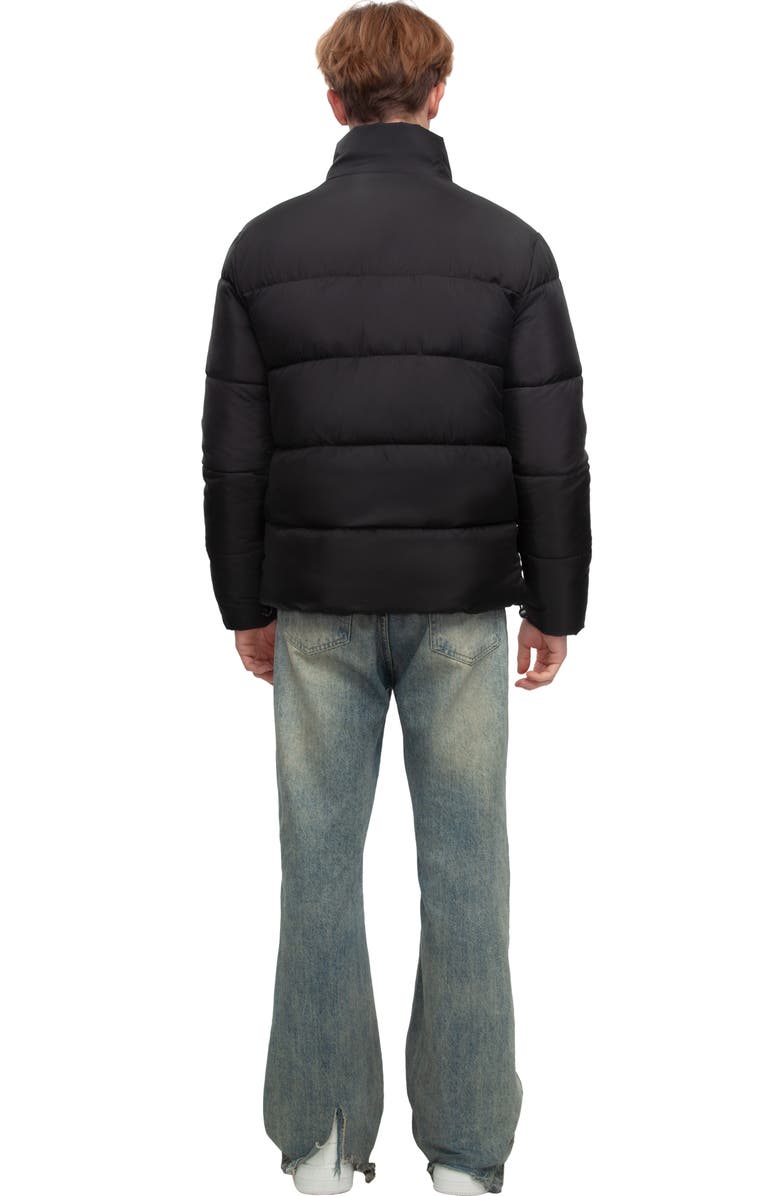 Rokka&Rolla Lightweight Modern Puffer Jacket, Alternate, color, Black