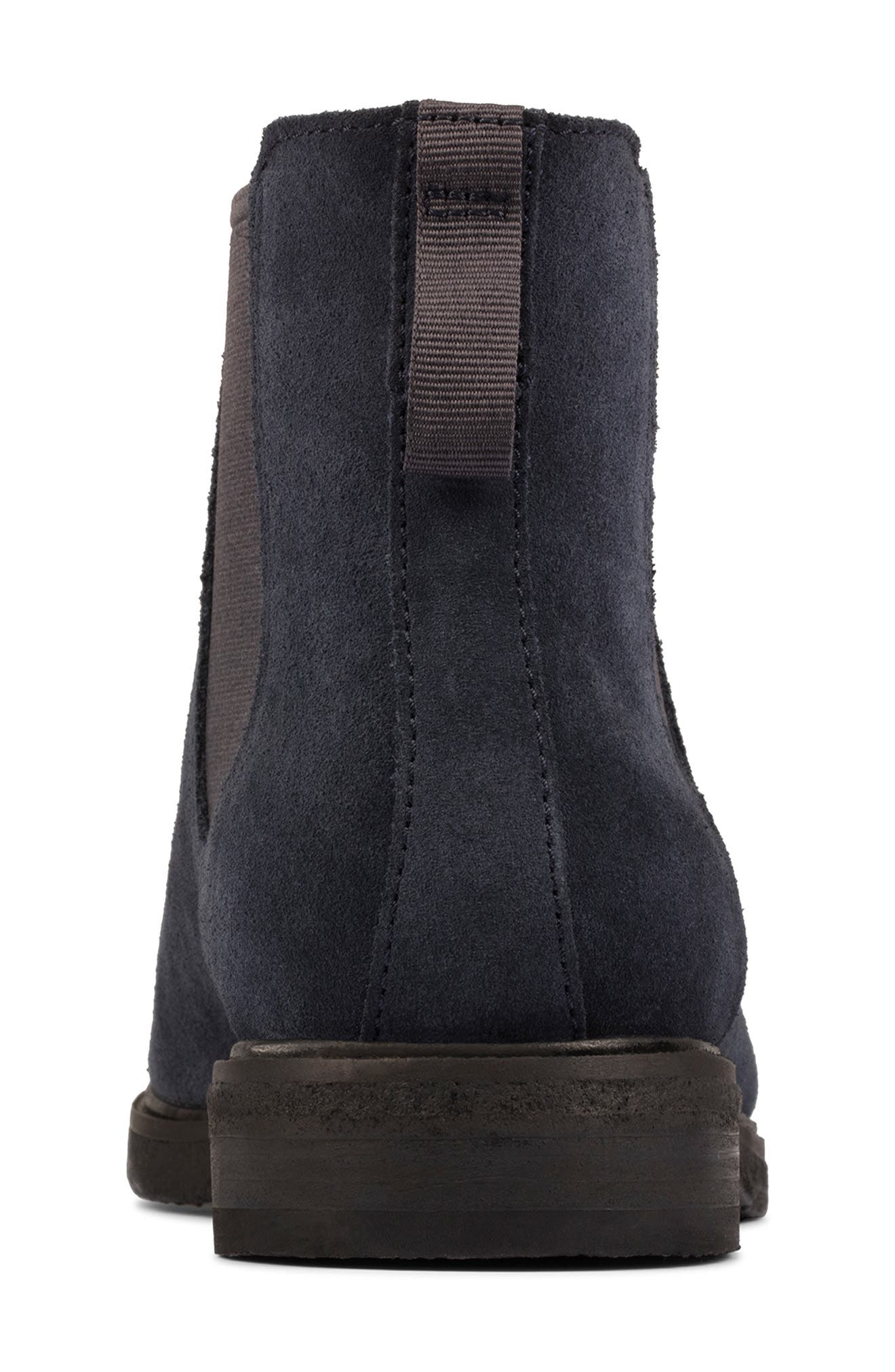Clarkdale Gobi Chelsea Boot, Alternate, color, NAVY SUEDE