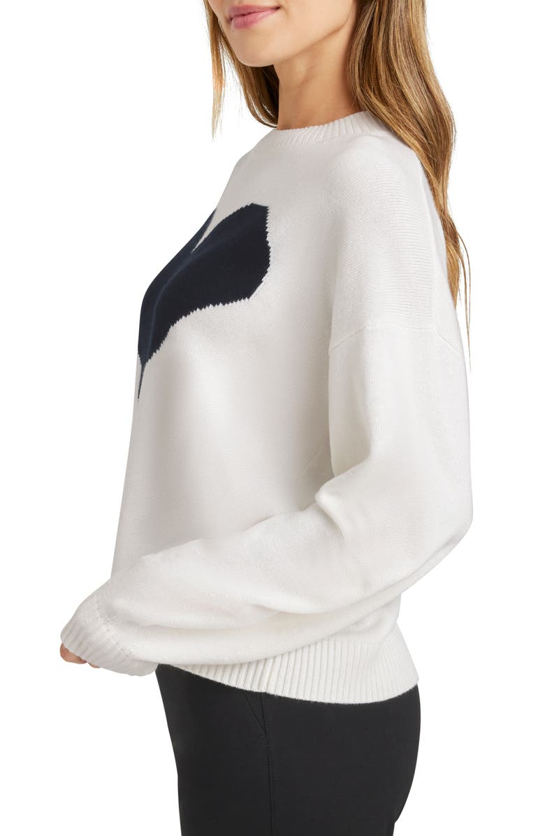 Splendid Layton Love Heart Intarsia Sweater, Alternate, color,