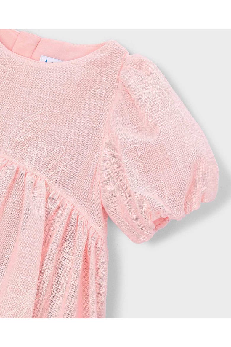 Puff-Sleeve Dress, Alternate, color, Light Pink