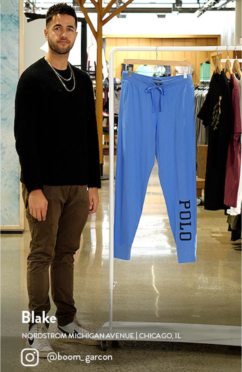 Men's Logo Pajama Joggers, sales video thumbnail