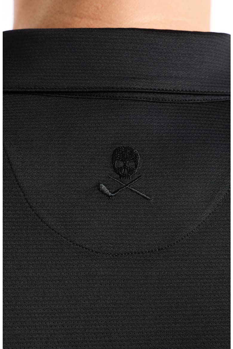 Canto Knit Polo, Alternate, color, BLACK