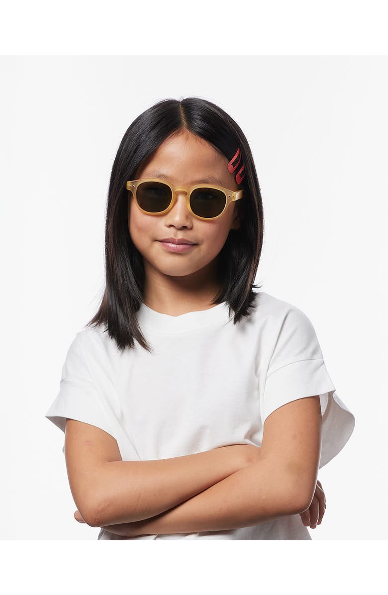 IZIPIZI #C 41mm Square Sunglasses, Alternate, color, Yellow Honey