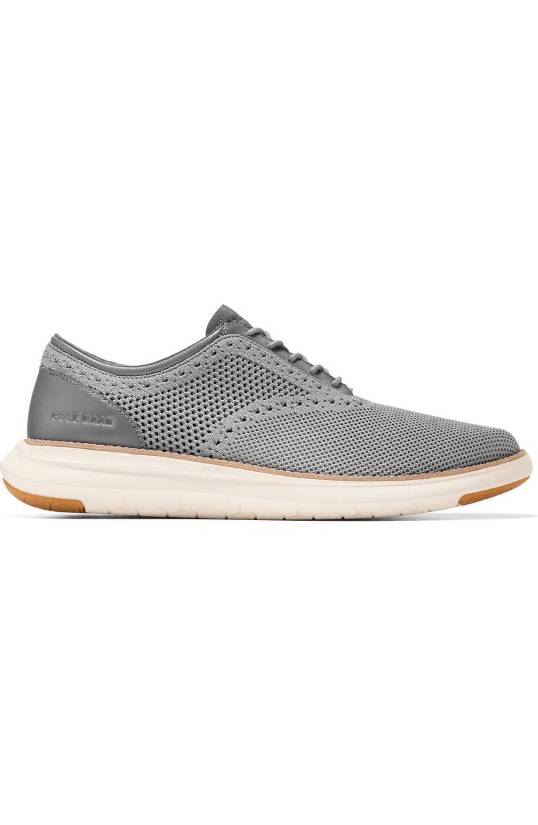 Cole Haan Grand Remix Oxford, Alternate, color, Sea Stone / Lava Smoke / Ivory