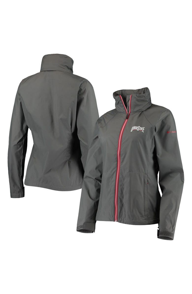 Columbia Women's Columbia Gray Ohio State Buckeyes Switchback Full-Zip Hoodie Jacket, Main, color, Gray