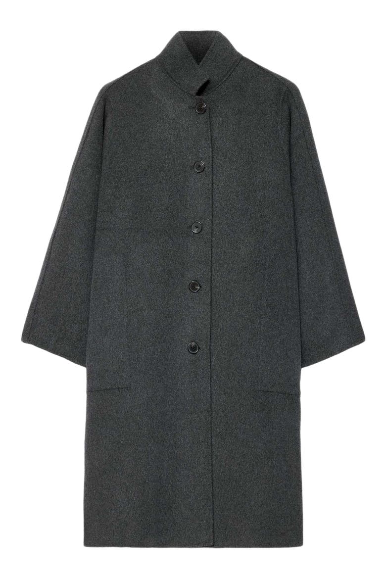 Effie Wool Blend Coat, Alternate, color, GREY